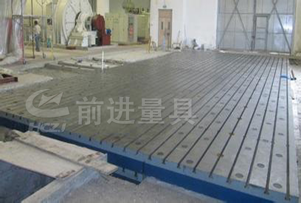 多塊電機試驗平臺安裝完 多塊電機試驗平臺安裝完